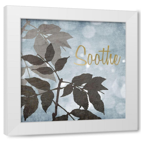 At the Spa 1 White Modern Wood Framed Art Print by Kimberly, Allen