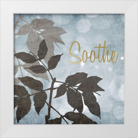 At the Spa 1 White Modern Wood Framed Art Print by Kimberly, Allen