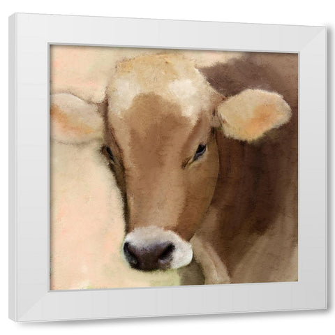 Country Fall 2 White Modern Wood Framed Art Print by Kimberly, Allen