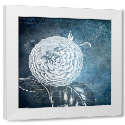 White Bloom 1 White Modern Wood Framed Art Print by Kimberly, Allen