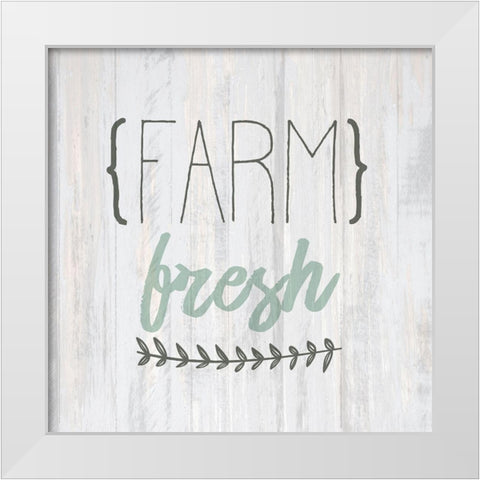Fresh Farm White Modern Wood Framed Art Print by Kimberly, Allen