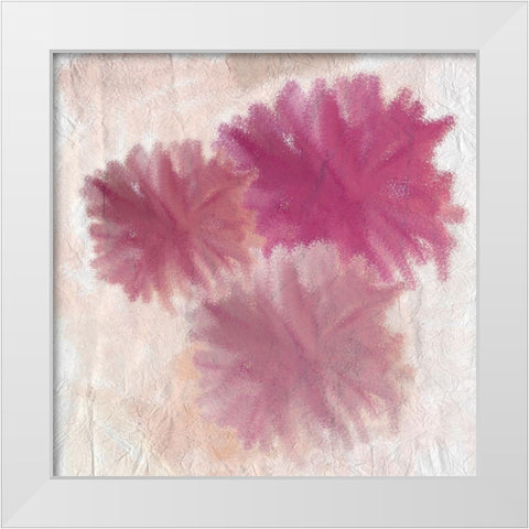 Pom Poms 2 White Modern Wood Framed Art Print by Kimberly, Allen