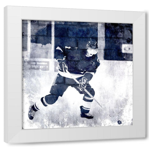 In Motion 1 White Modern Wood Framed Art Print by Kimberly, Allen