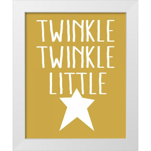 Twinkle Twinkle 2 White Modern Wood Framed Art Print by Louise, Gigi