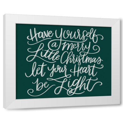 Be Light Chalk White Modern Wood Framed Art Print by Louise, Gigi