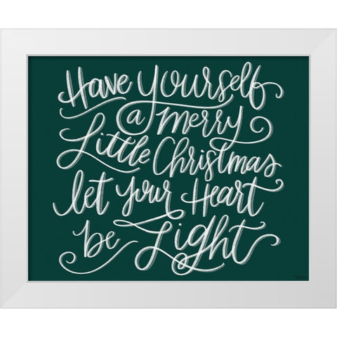 Be Light Chalk White Modern Wood Framed Art Print by Louise, Gigi