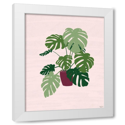 Big Plant White Modern Wood Framed Art Print by Louise, Gigi