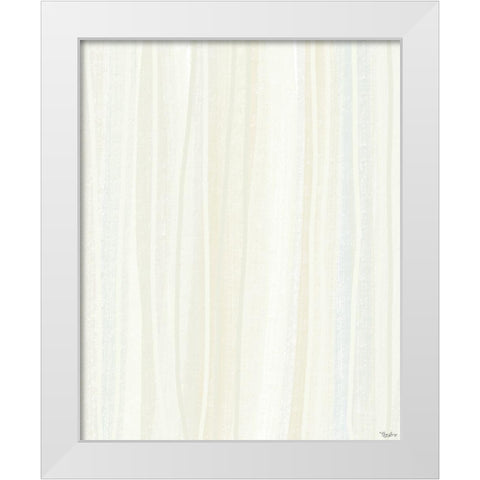 Alabaster Texture White Modern Wood Framed Art Print by Louise, Gigi