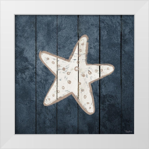 Relax Star 2 White Modern Wood Framed Art Print by Louise, Gigi