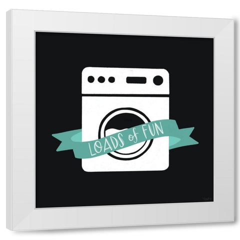 Loads Fun White Modern Wood Framed Art Print by Louise, Gigi