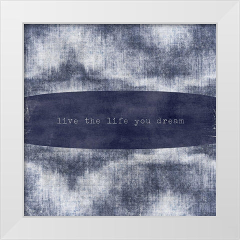 You Dream White Modern Wood Framed Art Print by Louise, Gigi