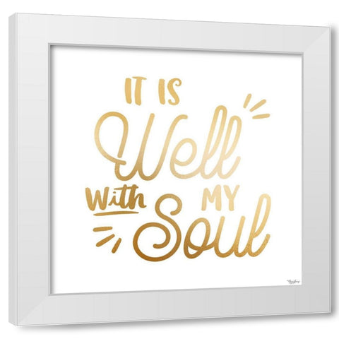 Well Soul White Modern Wood Framed Art Print by Louise, Gigi