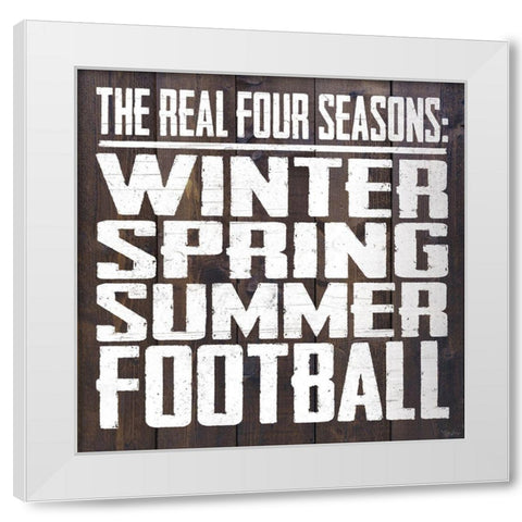 Four Seasons White Modern Wood Framed Art Print by Louise, Gigi