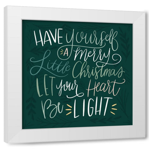Be Light Color White Modern Wood Framed Art Print by Louise, Gigi
