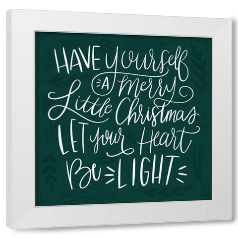 Be Light White White Modern Wood Framed Art Print by Louise, Gigi