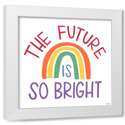 Future Bright Traditional White Modern Wood Framed Art Print by Louise, Gigi