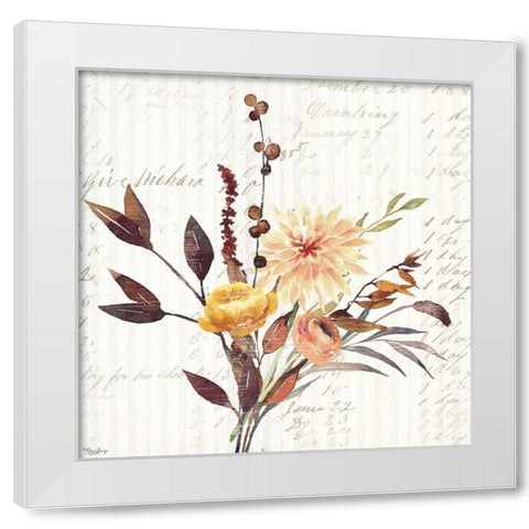 Wild Floral 1 Fall White Modern Wood Framed Art Print by Louise, Gigi