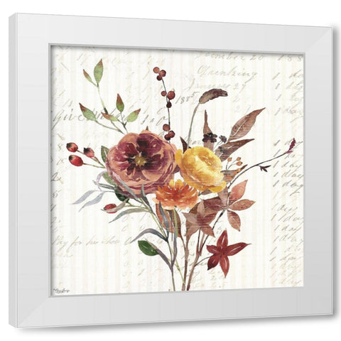 Wild Floral 2 Fall White Modern Wood Framed Art Print by Louise, Gigi