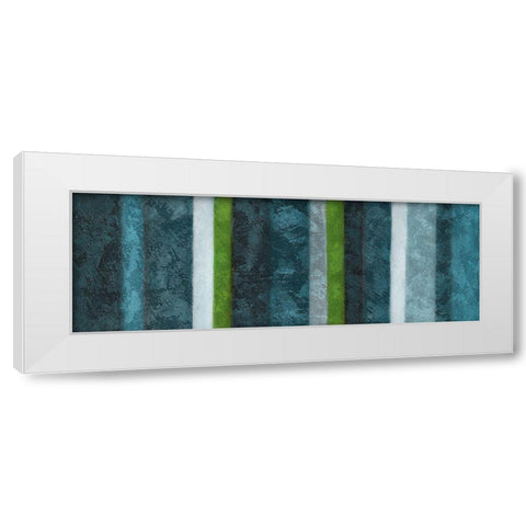 Morroccan Stripes Combined 1 White Modern Wood Framed Art Print by Emery, Kristin
