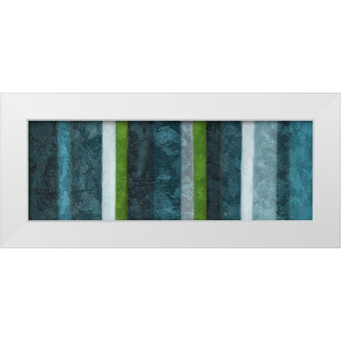 Morroccan Stripes Combined 1 White Modern Wood Framed Art Print by Emery, Kristin