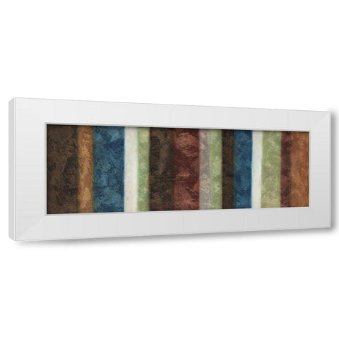 Morroccan Stripes II White Modern Wood Framed Art Print by Emery, Kristin
