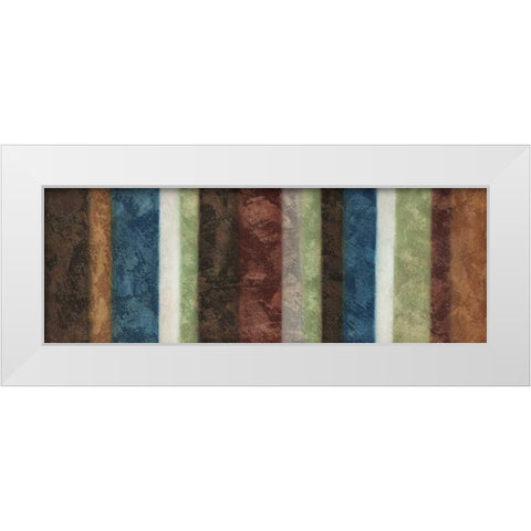 Morroccan Stripes II White Modern Wood Framed Art Print by Emery, Kristin