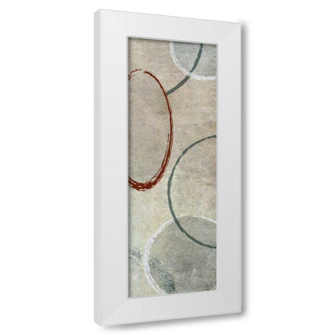 Mod II White Modern Wood Framed Art Print by Emery, Kristin