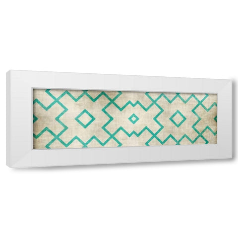 Pattern White Modern Wood Framed Art Print by Emery, Kristin