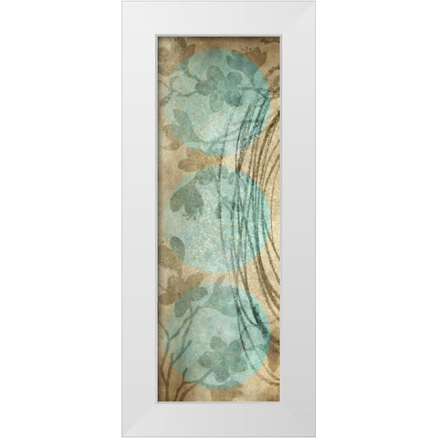 Paradise Moon White Modern Wood Framed Art Print by Emery, Kristin