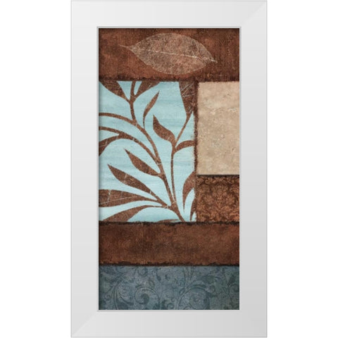 Simple Flow 1 White Modern Wood Framed Art Print by Emery, Kristin