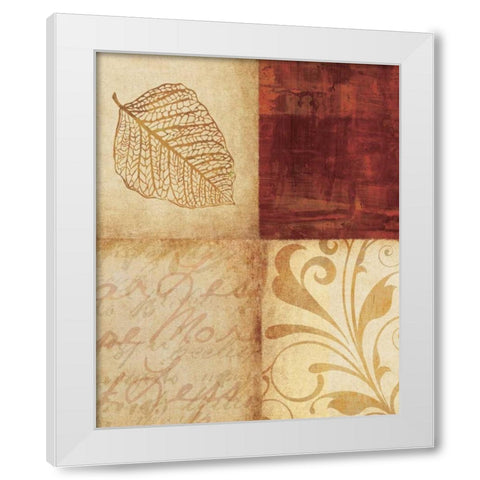 Brown DÃ©cor By 4 White Modern Wood Framed Art Print by Emery, Kristin