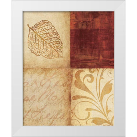 Brown DÃ©cor By 4 White Modern Wood Framed Art Print by Emery, Kristin