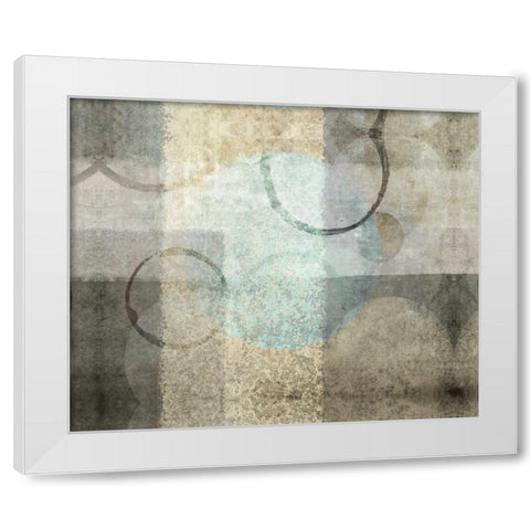 Paradise Moon I White Modern Wood Framed Art Print by Emery, Kristin