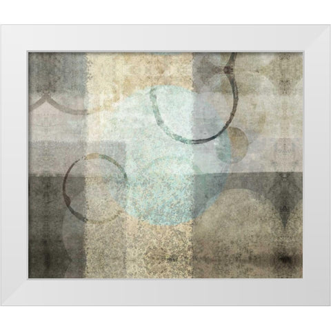 Paradise Moon I White Modern Wood Framed Art Print by Emery, Kristin