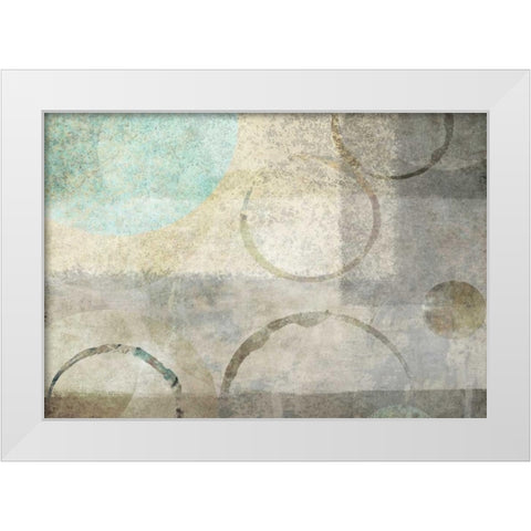 Paradise Moon II White Modern Wood Framed Art Print by Emery, Kristin