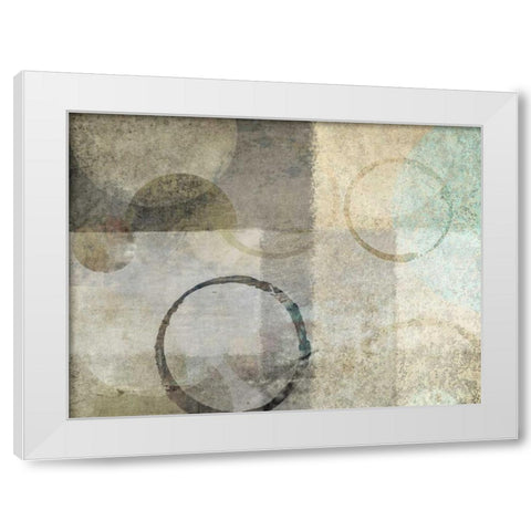Paradise Moon III White Modern Wood Framed Art Print by Emery, Kristin