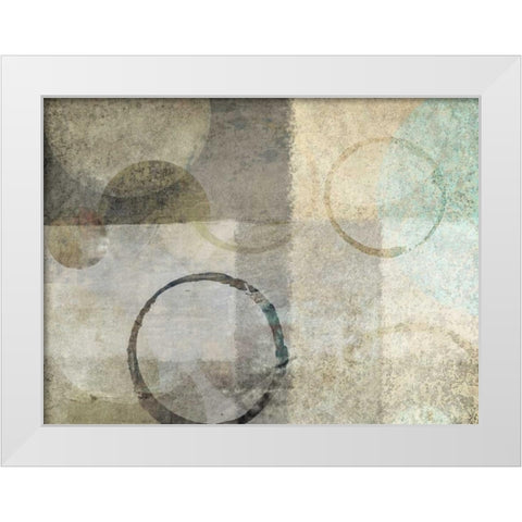 Paradise Moon III White Modern Wood Framed Art Print by Emery, Kristin