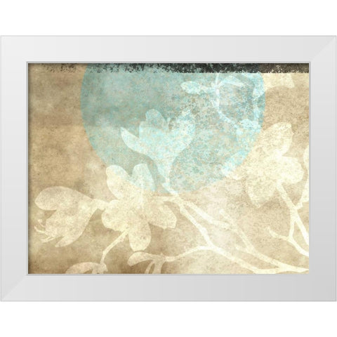 Paradise Moon VI White Modern Wood Framed Art Print by Emery, Kristin