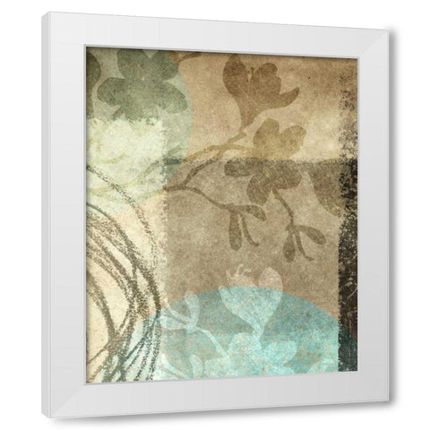 Paradise Moon VII White Modern Wood Framed Art Print by Emery, Kristin
