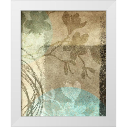 Paradise Moon VII White Modern Wood Framed Art Print by Emery, Kristin