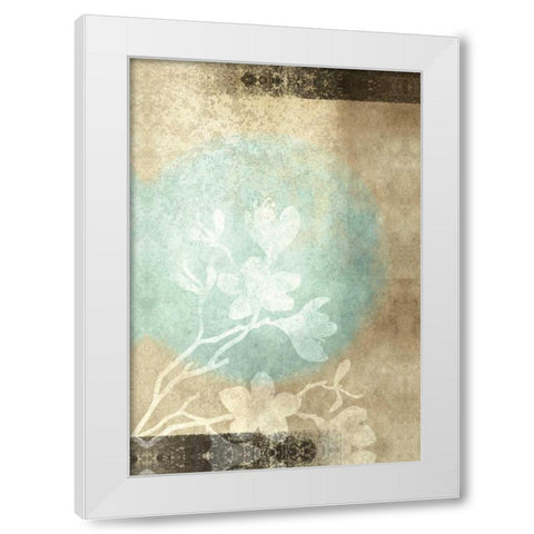 Paradise Moon XV White Modern Wood Framed Art Print by Emery, Kristin