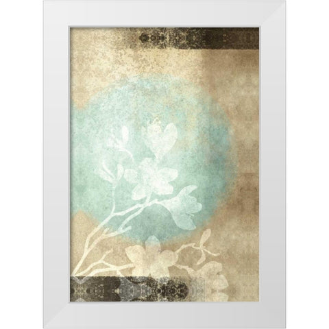 Paradise Moon XV White Modern Wood Framed Art Print by Emery, Kristin