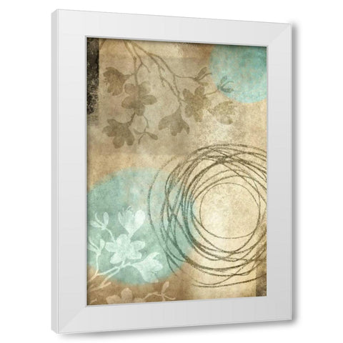 Paradise Moon XV White Modern Wood Framed Art Print by Emery, Kristin