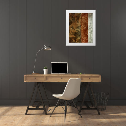 Autumn Spice I White Modern Wood Framed Art Print by Emery, Kristin