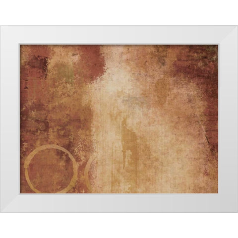 Organic White Modern Wood Framed Art Print by Emery, Kristin