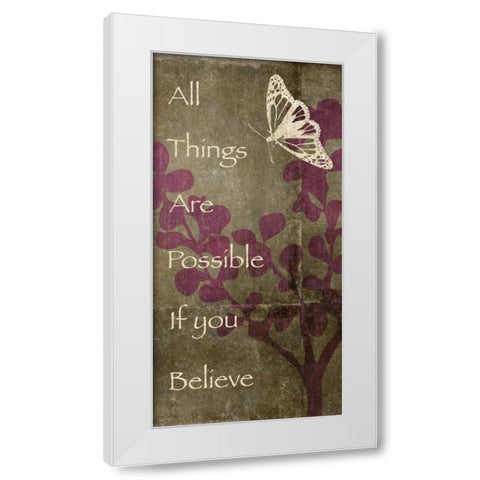 All Things White Modern Wood Framed Art Print by Emery, Kristin