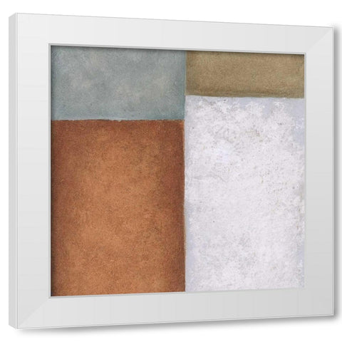 Tile 2 White Modern Wood Framed Art Print by Emery, Kristin
