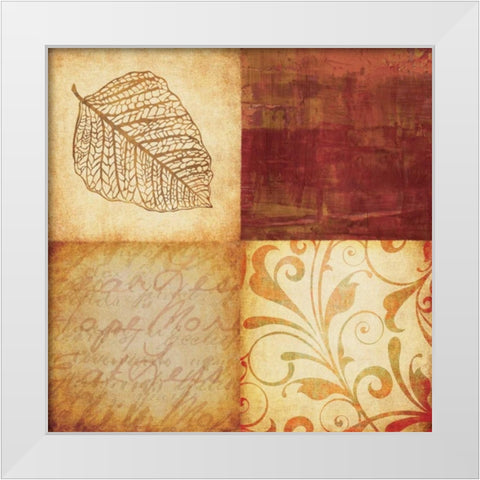 Spice 1 White Modern Wood Framed Art Print by Emery, Kristin