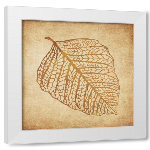 Gold Wish 4 White Modern Wood Framed Art Print by Emery, Kristin