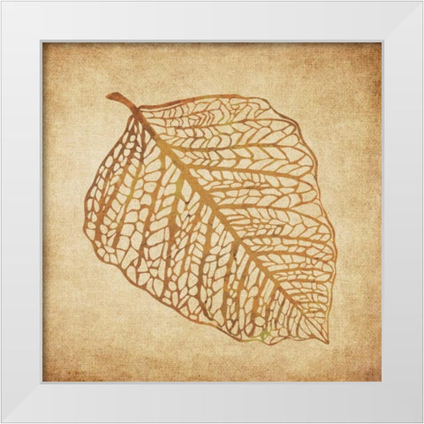Gold Wish 4 White Modern Wood Framed Art Print by Emery, Kristin